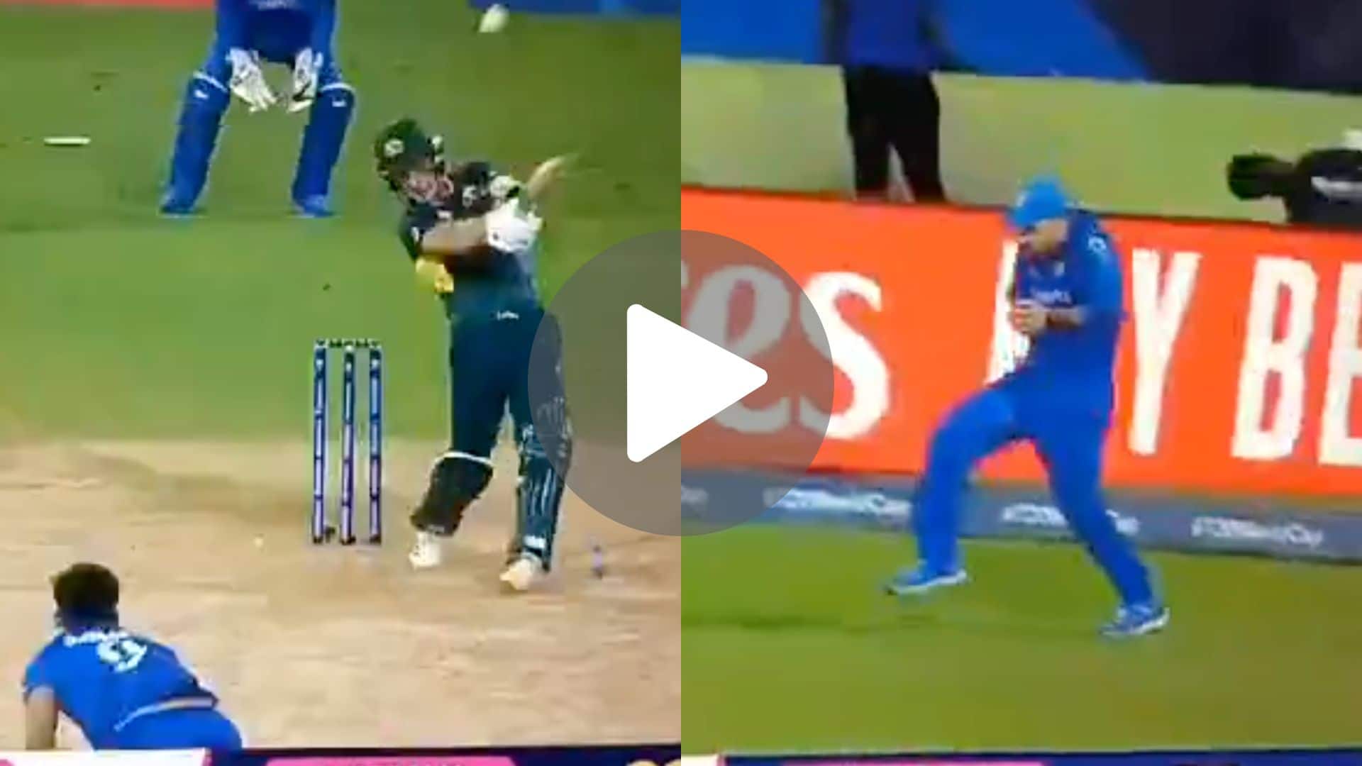 [Watch] Omarzai Hits Final Nail In The Coffin As Afghanistan Defeat Australia In T20 WC 2024